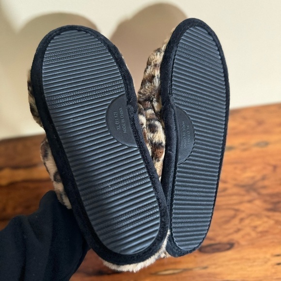 BP. Women Animal Print Faux fur Sophie Slide Slippers 11/12 - Picture 9 of 10